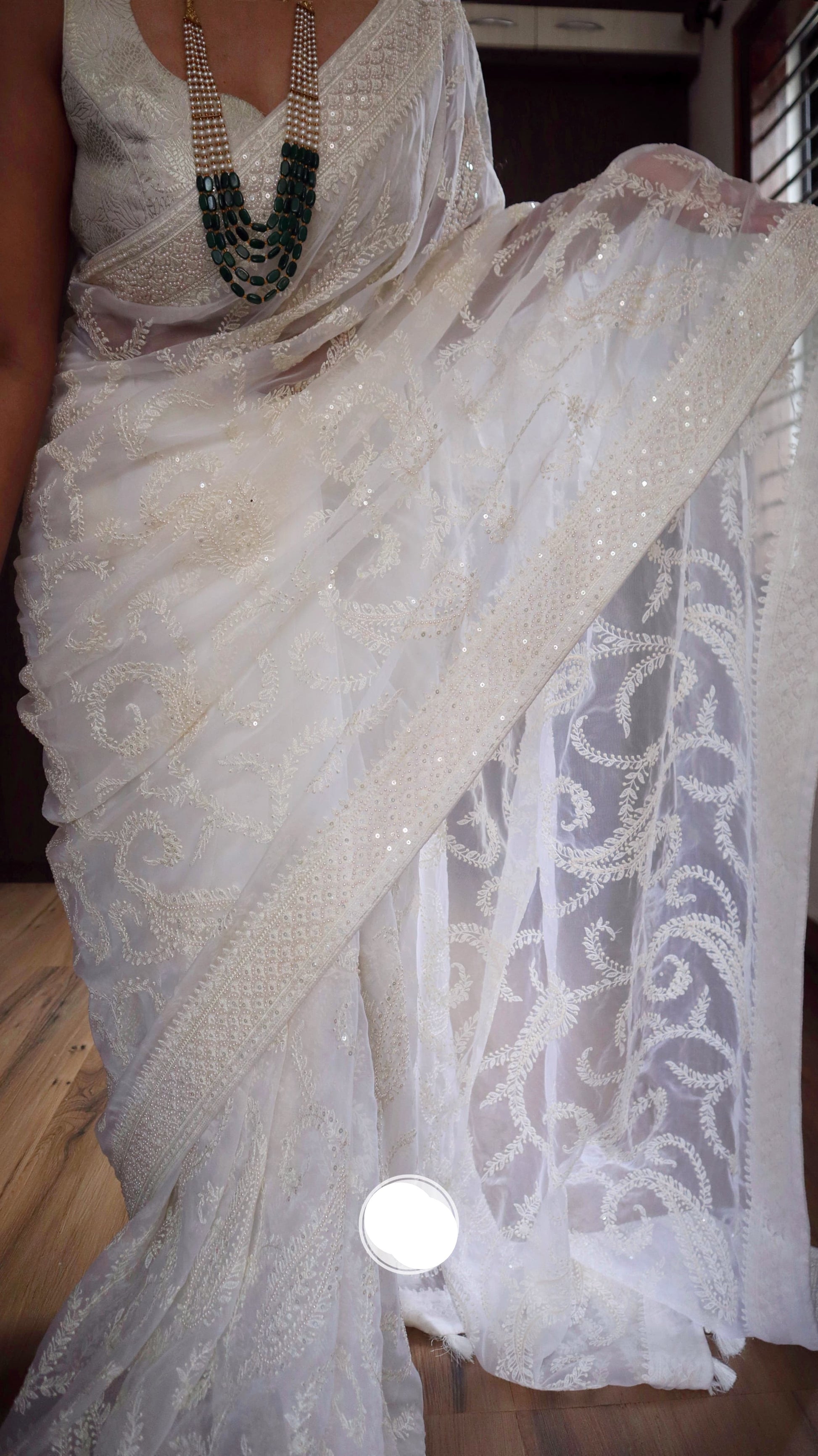 Grace organza saree luxurious saree - Saffronfashionindia