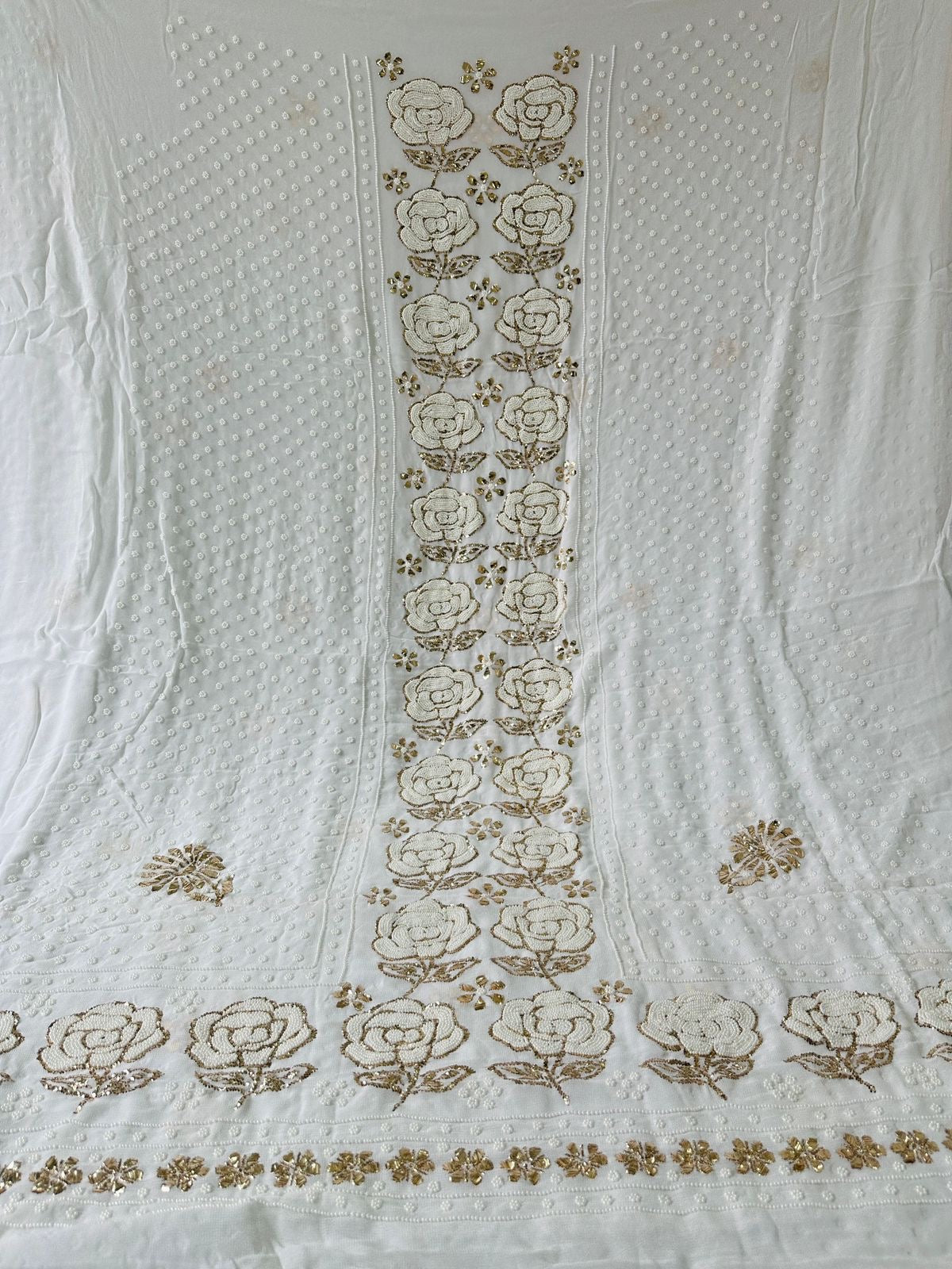 Classic Royal Chikankari dress Indian suit - Saffronfashionindia