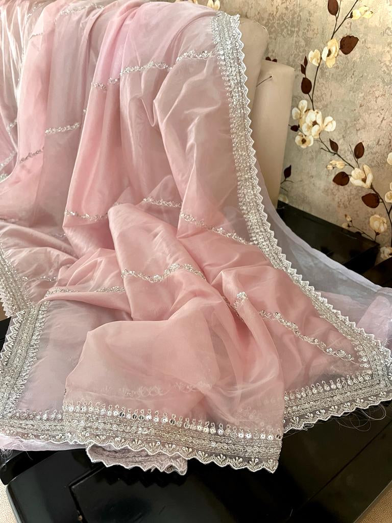 Mahi organza katdana gorgeous sarees - Saffronfashionindia