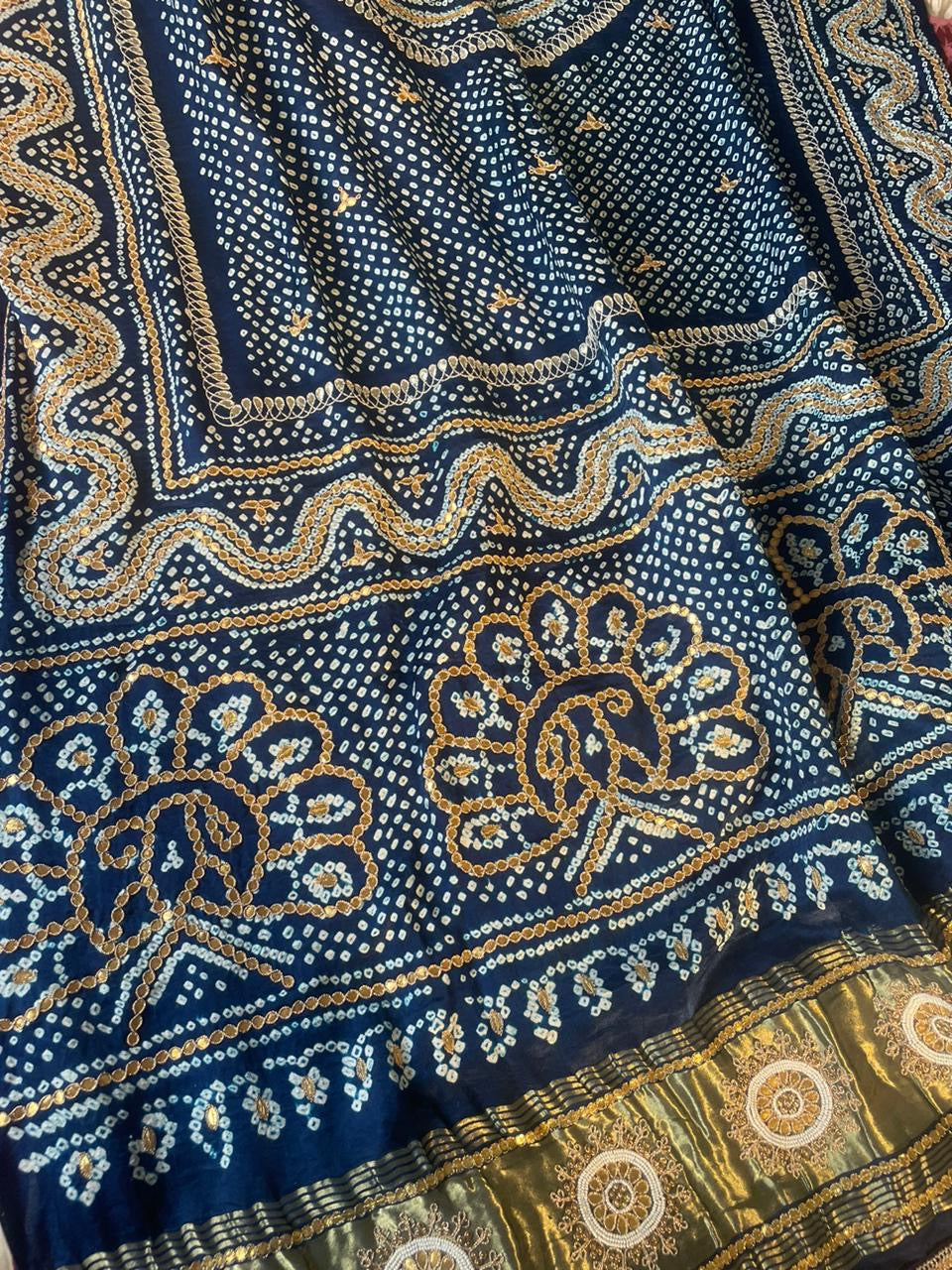 Zabesha gajji silk Dupatta Indian Dupatta Traditional Dupatta Pakistani Dupatta - Saffronfashionindia