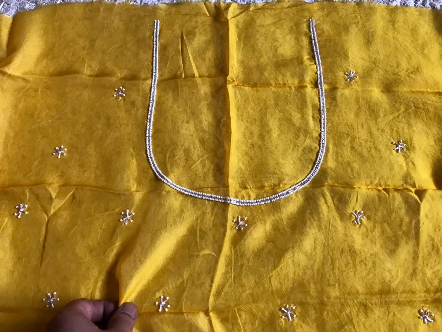 Raamji yellow organza silk sarees - Saffronfashionindia