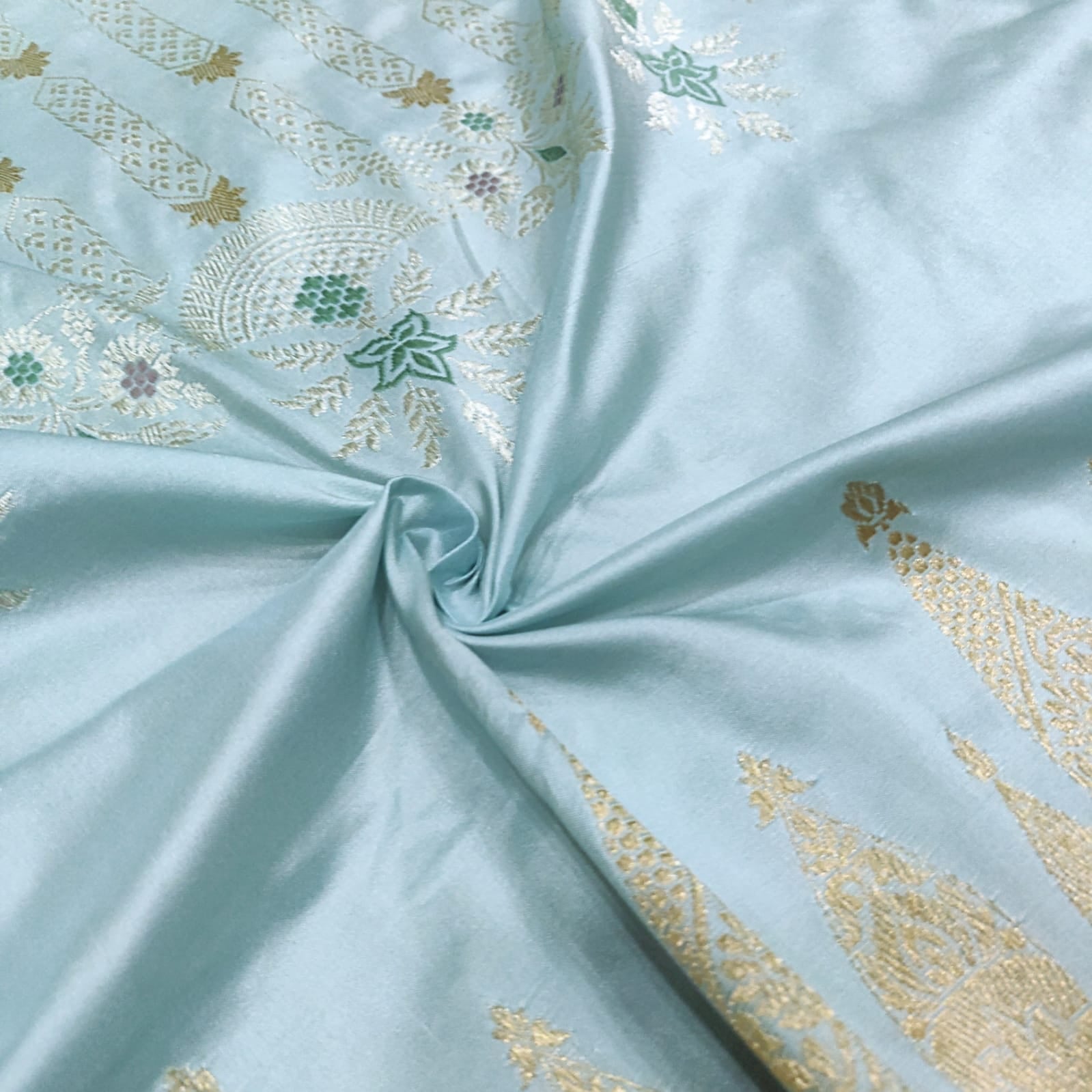 Chameli Katan kadwa exclusive saree - Saffronfashionindia