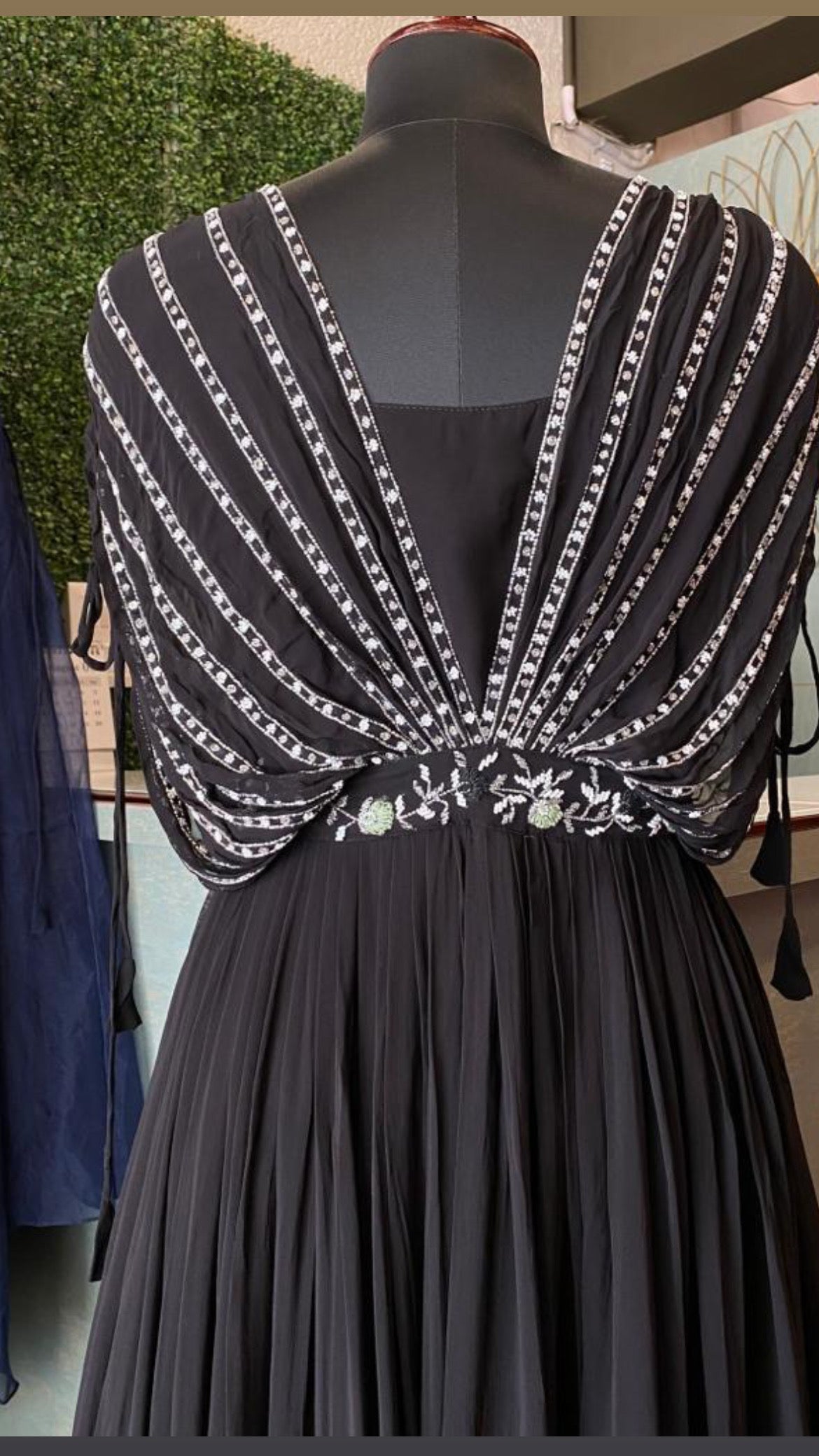 Senorita long partywear reception gown - Saffronfashionindia