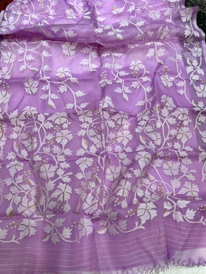 Subisha Jamdani Saree Bengal Tradition sarees - Saffronfashionindia