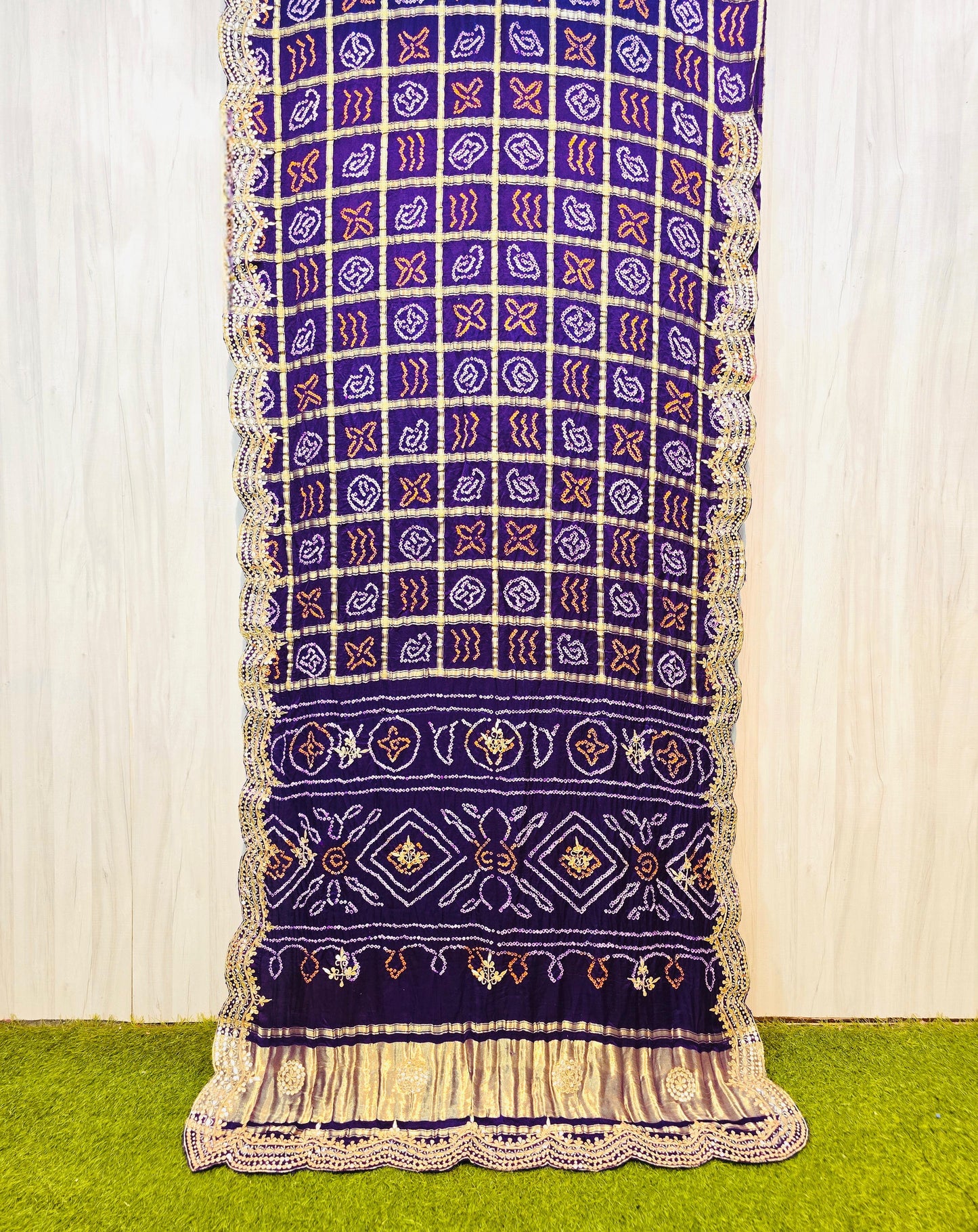 Tajika gharchola saree Gajji silk saree traditional sari blouse - Saffronfashionindia