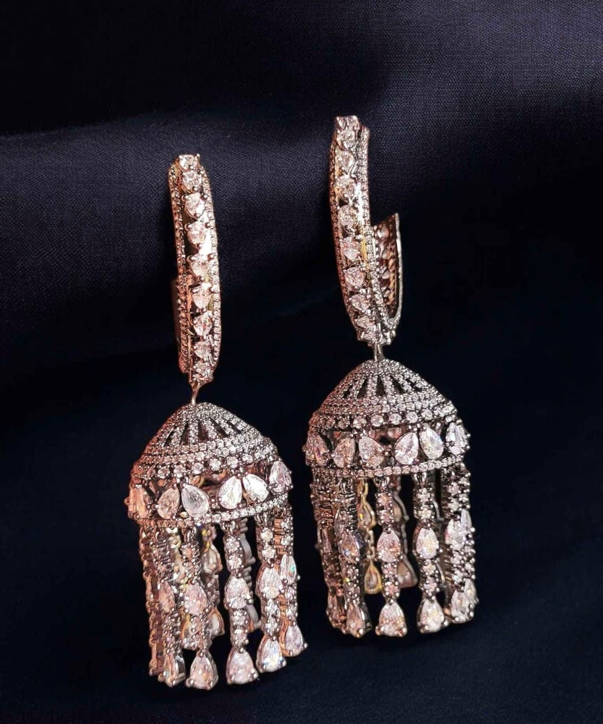 Mahiva jhumki handmade jhumki women jewellery Saffronfashionindia
