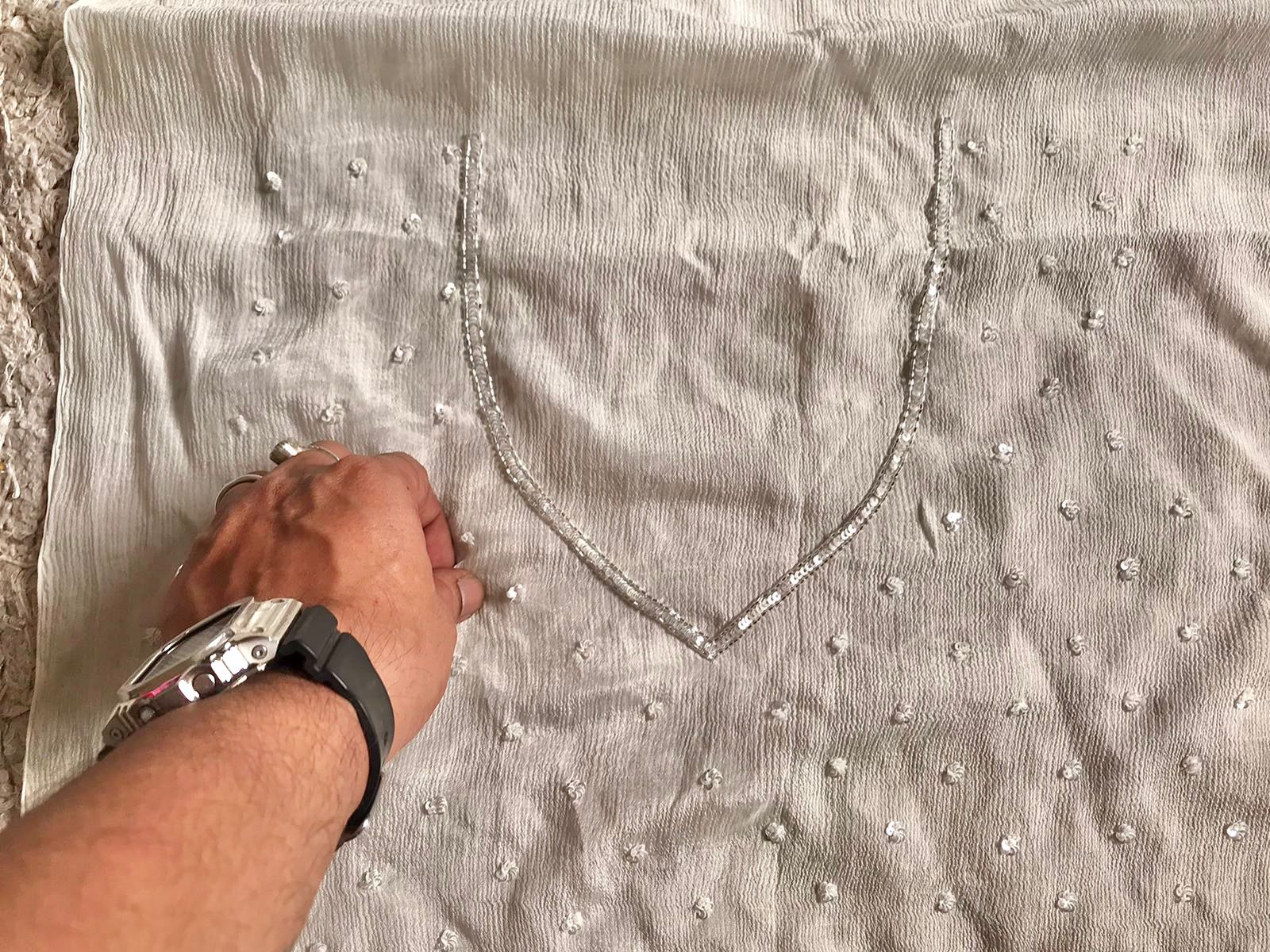 Elegant premium saree floral sari blouse partywear sarees Saffronfashionindia