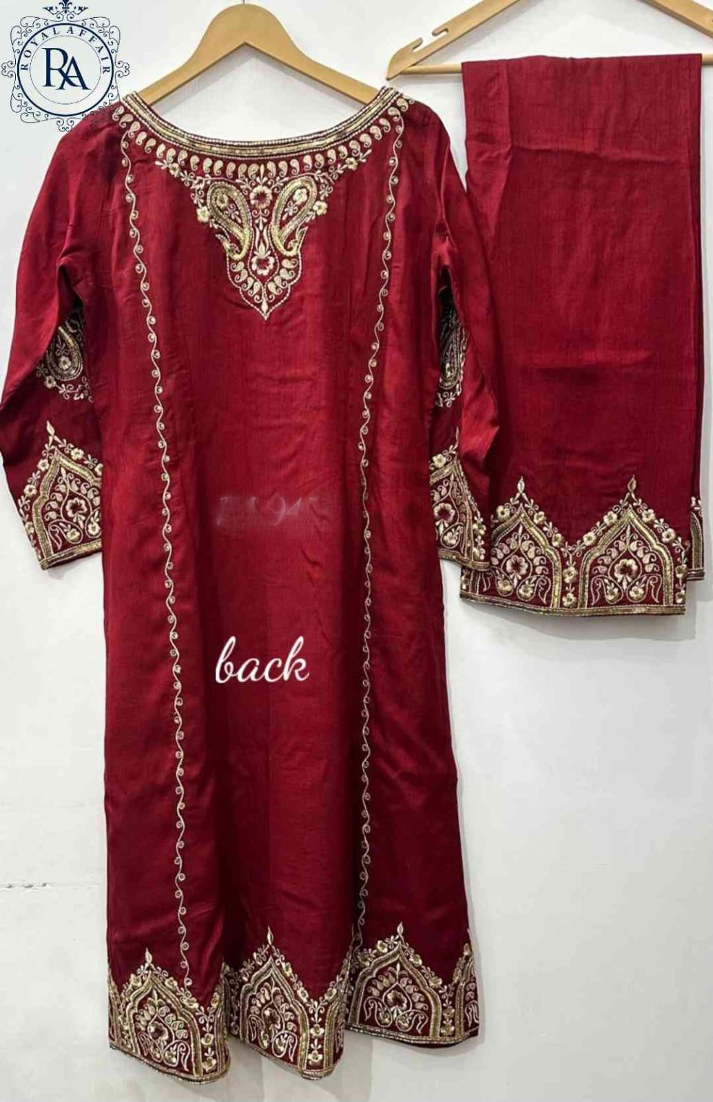 Designer dress stitched dresses bridesmaid dress wedding dress Saffronfashionindia