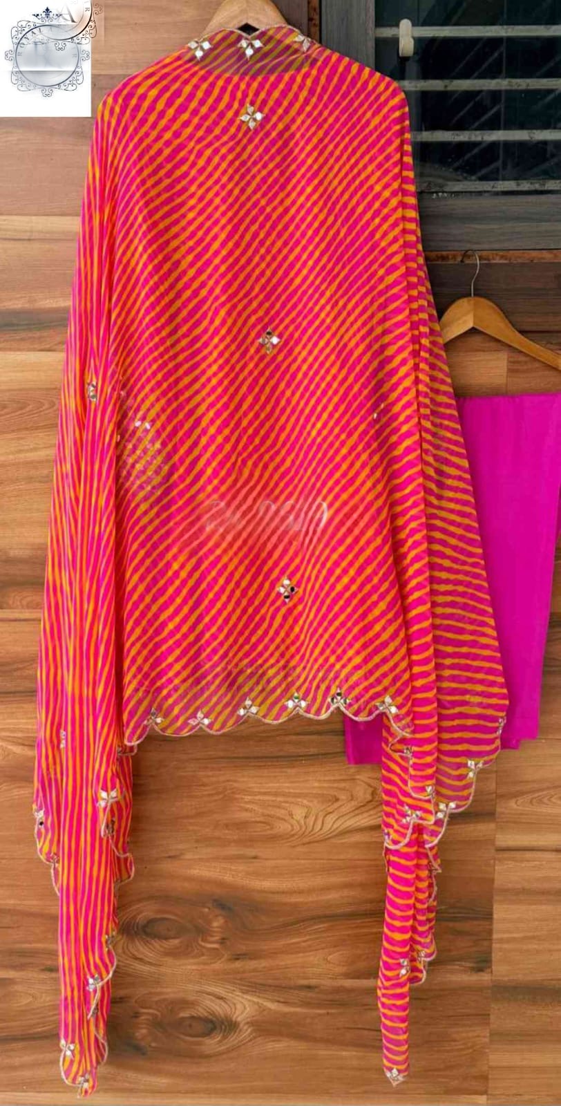 Lehariya Anarkali salwar suit women dresses SaffronFashion
