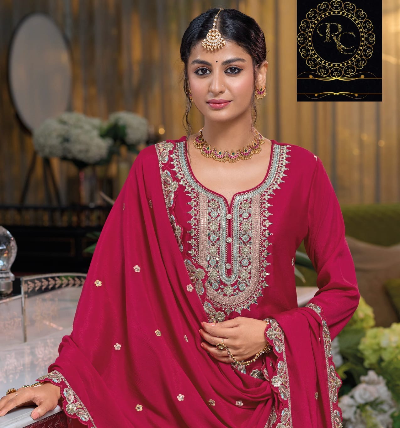 Harmini sharara dress Punjabi Salwar suit SaffronFashion