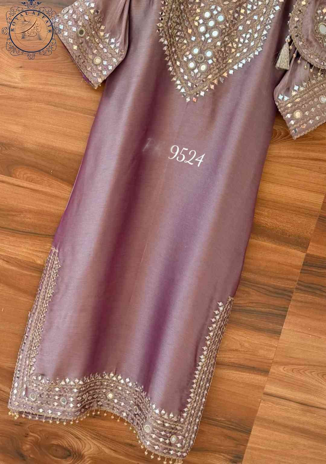 Tissue designer dress stitched dress long dresses Saffronfashionindia