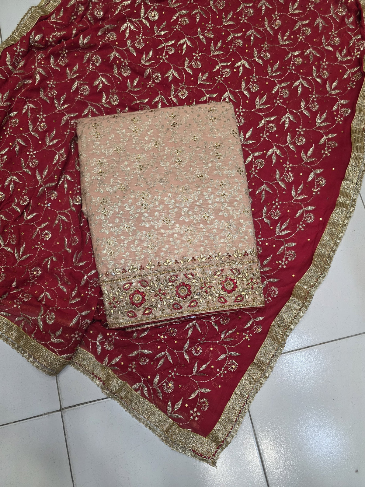 Punjabi dress Banarsi dress Indian salwar suit Saffronfashionindia