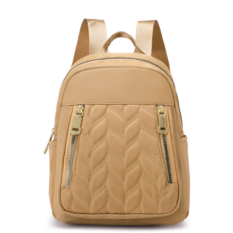 Fashion Women's Backpack Simple Rhombus Trendy Solid Color - Saffronfashionindia