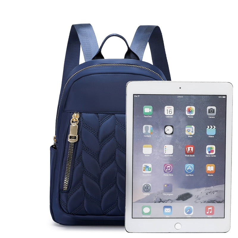 Fashion Women's Backpack Simple Rhombus Trendy Solid Color - Saffronfashionindia
