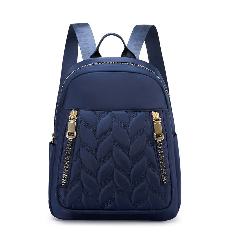 Fashion Women's Backpack Simple Rhombus Trendy Solid Color - Saffronfashionindia