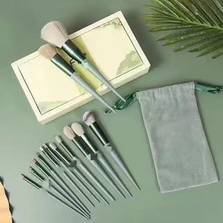 13Pcs Makeup Brush Set Make Up Concealer Brush Blush Powder Brush Eye Shadow Highlighter Foundation Brush Cosmetic Beauty Tools SaffronFashion
