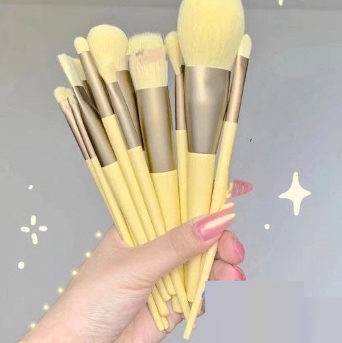 13Pcs Makeup Brush Set Make Up Concealer Brush Blush Powder Brush Eye Shadow Highlighter Foundation Brush Cosmetic Beauty Tools SaffronFashion