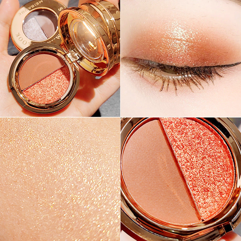 Duo Eyeshadow Pumpkin Earth Matte Gold SaffronFashion