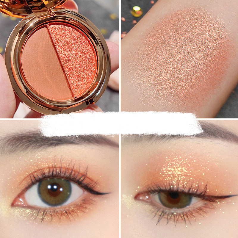 Duo Eyeshadow Pumpkin Earth Matte Gold SaffronFashion