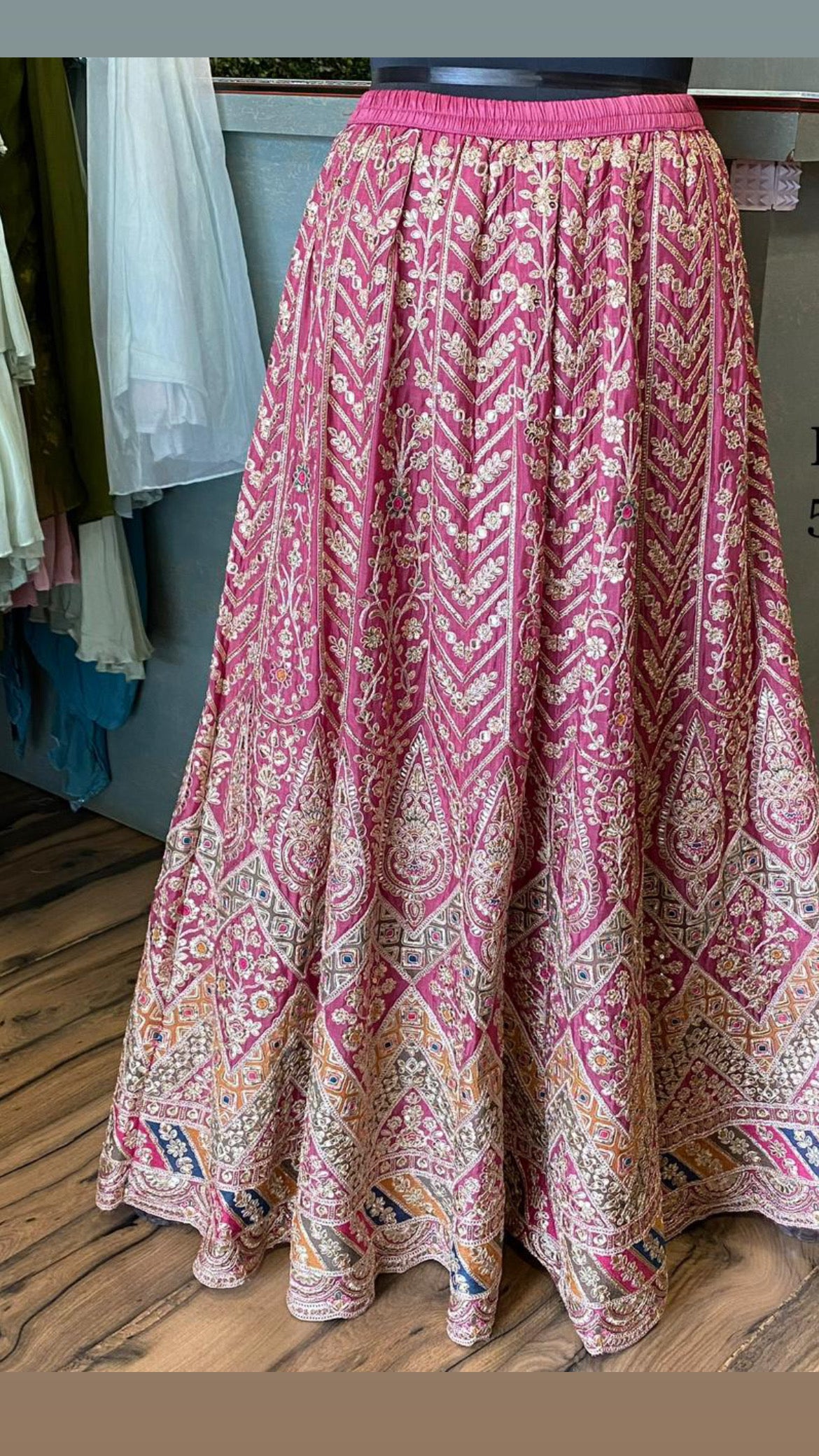 Pinashi Pakistani sharara dress - Saffronfashionindia