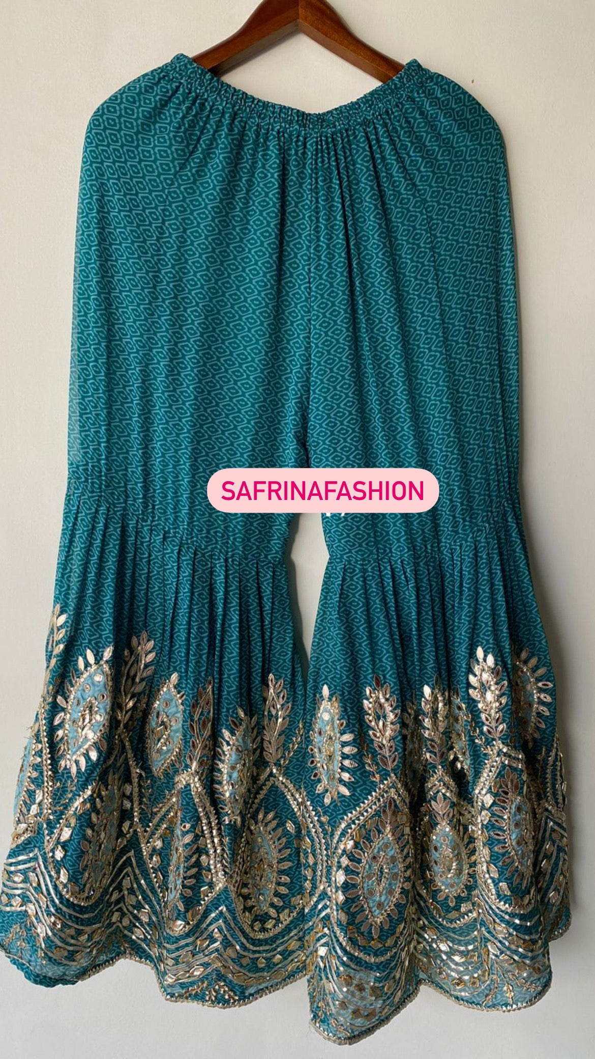 Kiwi kurta sharara dess - Saffronfashionindia
