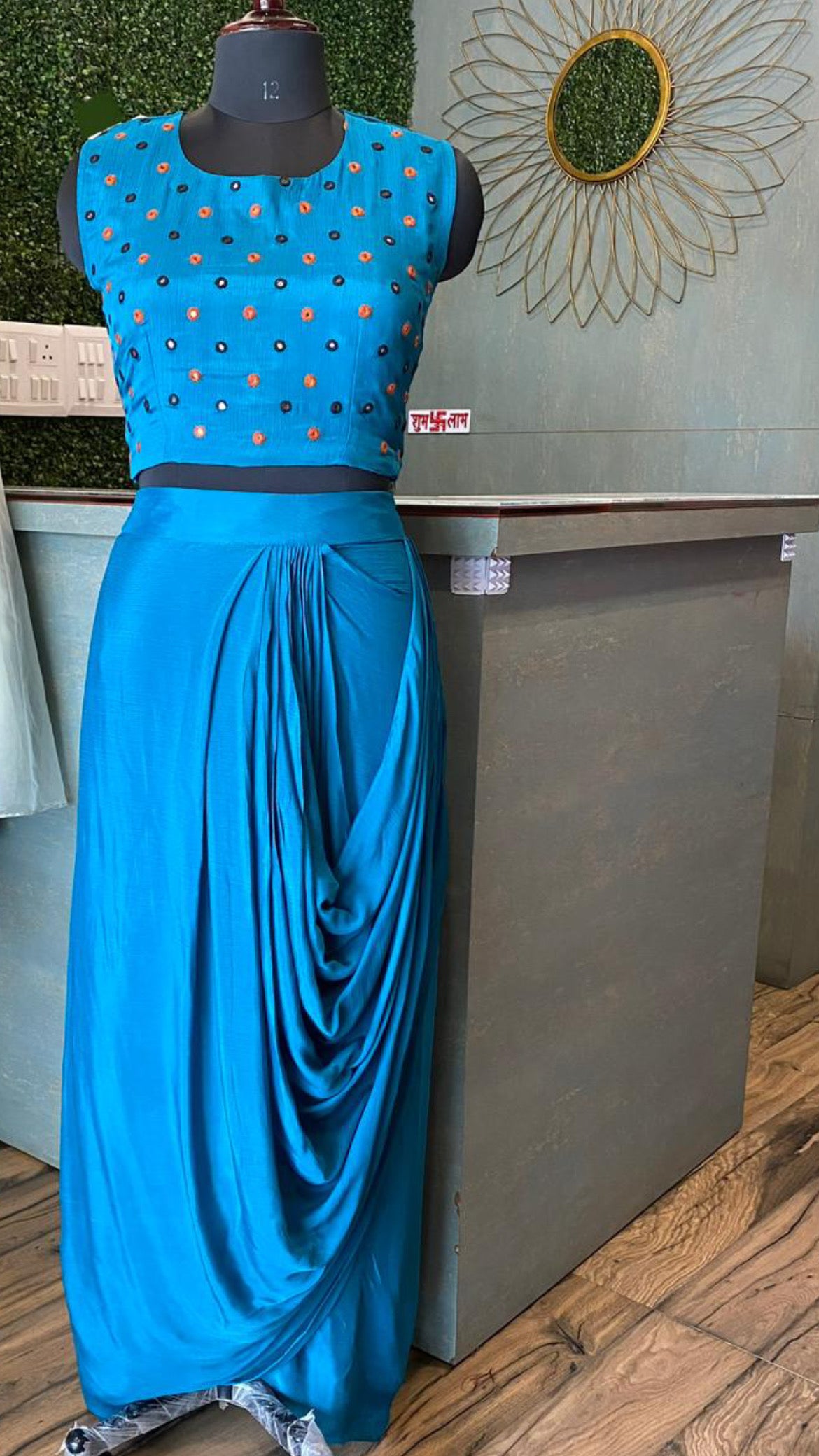 Norila indoweatern partywear dress - Saffronfashionindia