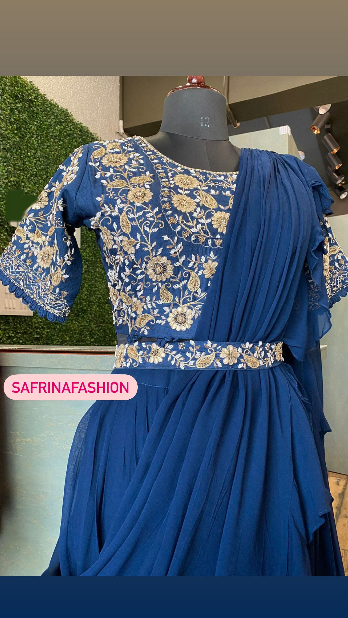 Nabeli indowestern dress partywear dress - Saffronfashionindia