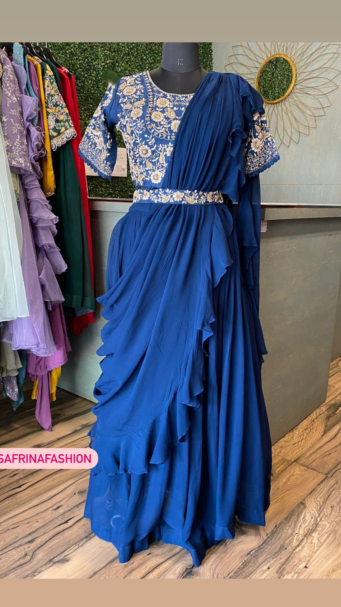 Nabeli indowestern dress partywear dress - Saffronfashionindia