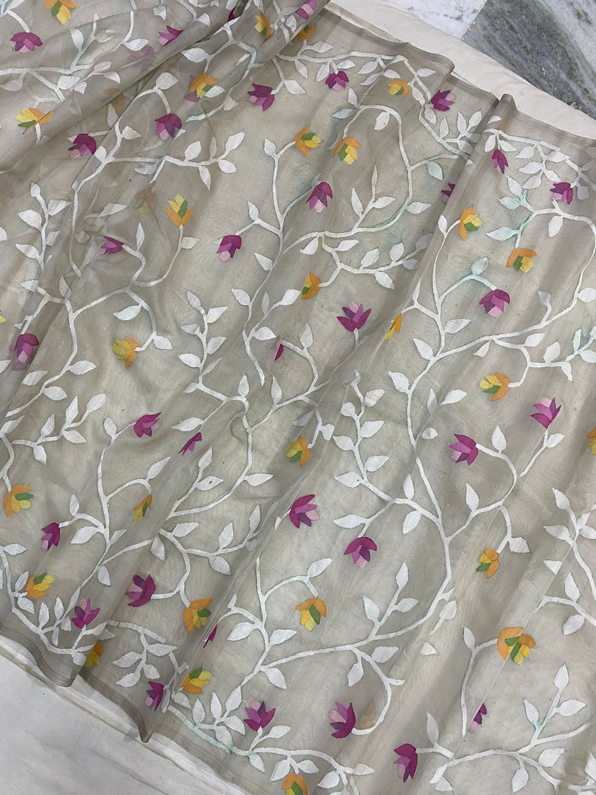 Malvish tantuj jamdani sarees - Saffronfashionindia