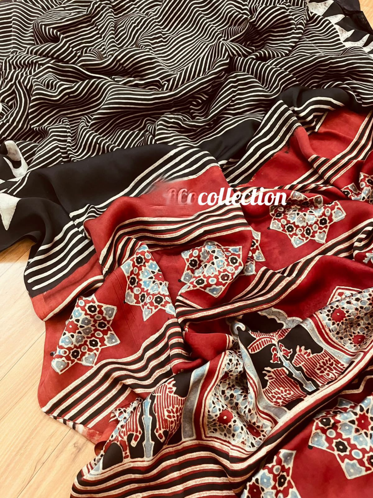 Vanisha amrakhand modal silk saree - Saffronfashionindia