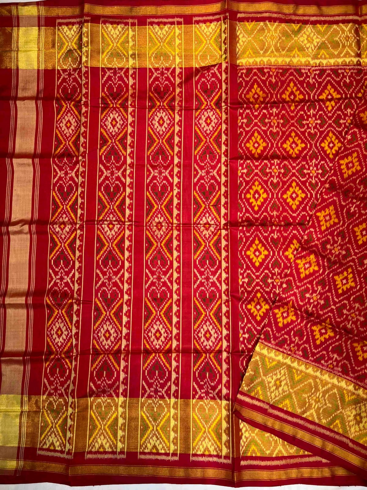 Patola silk indian beautiful sarees - Saffronfashionindia