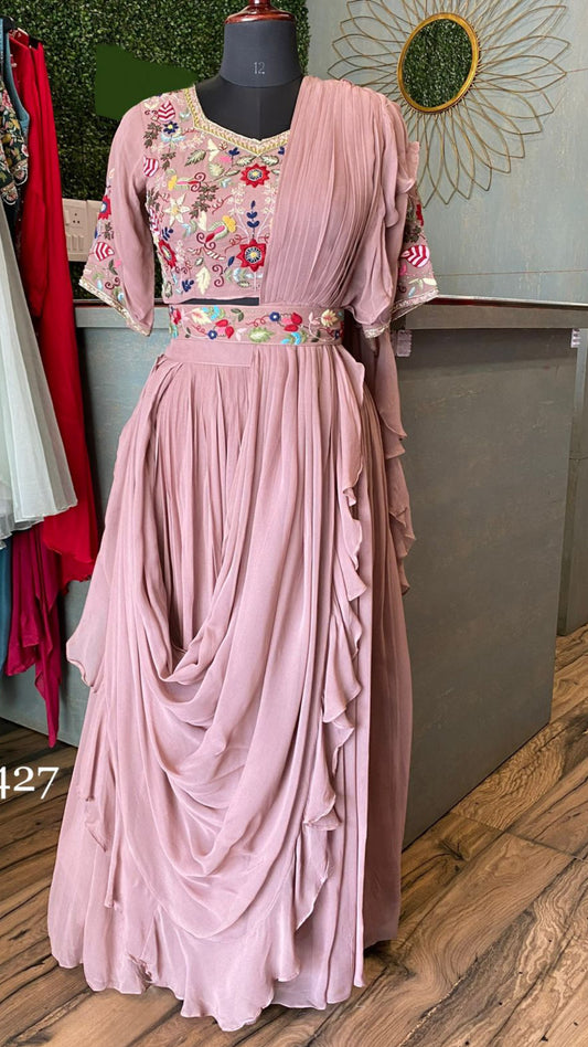 Zinaah indowestern dress partywear dress - Saffronfashionindia