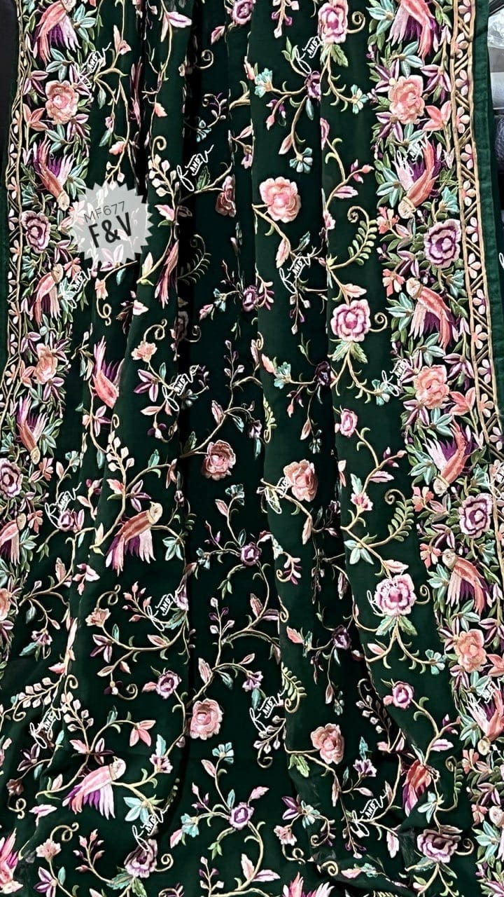 Kiasha Parsi inspired sari - Saffronfashionindia