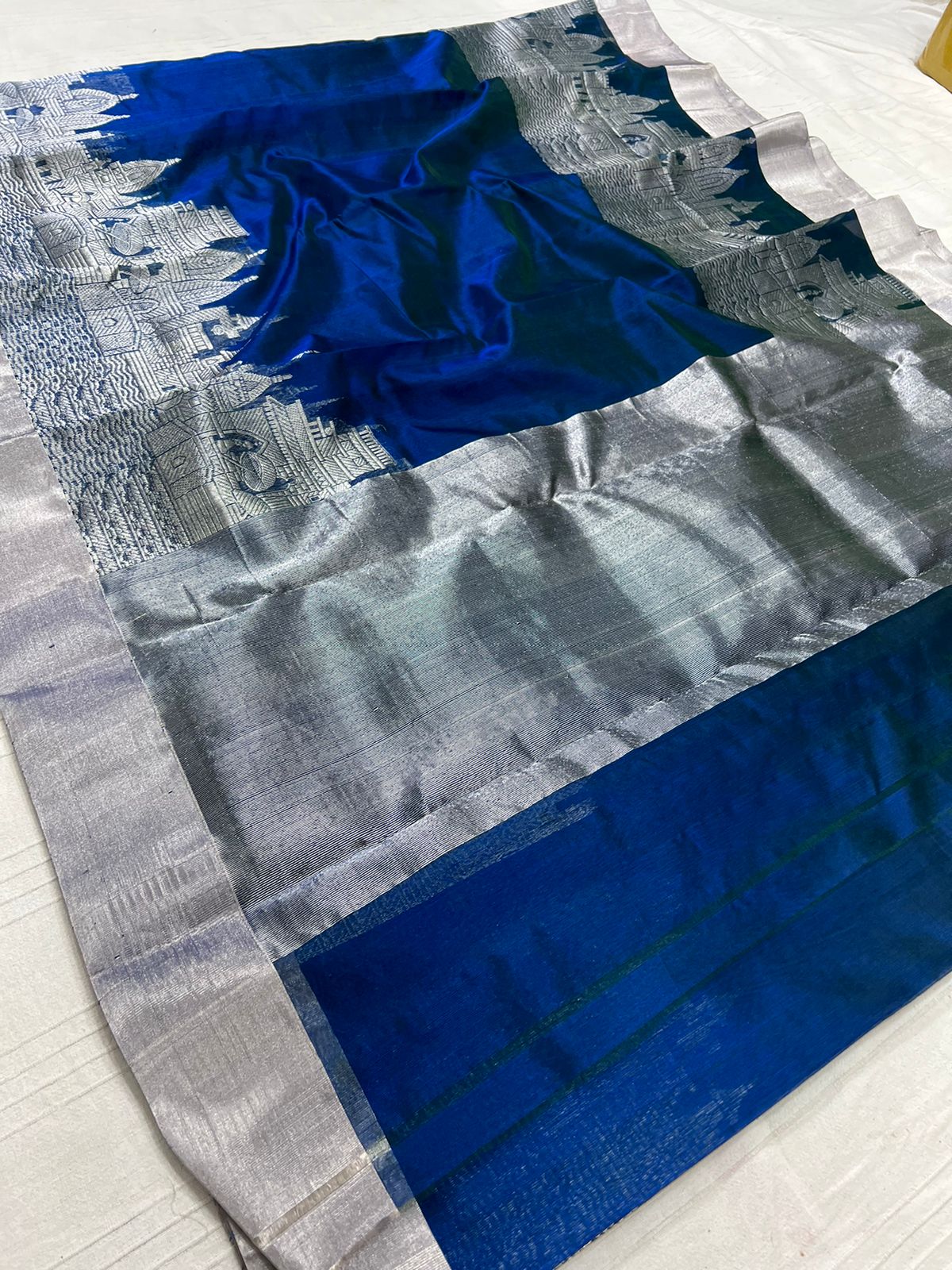 Rinaz Chanderi indian saree - Saffronfashionindia