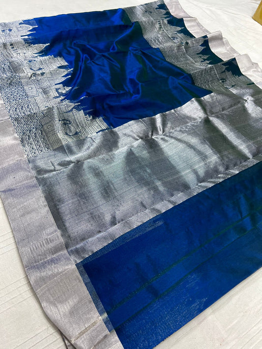 Rinaz Chanderi indian saree - Saffronfashionindia