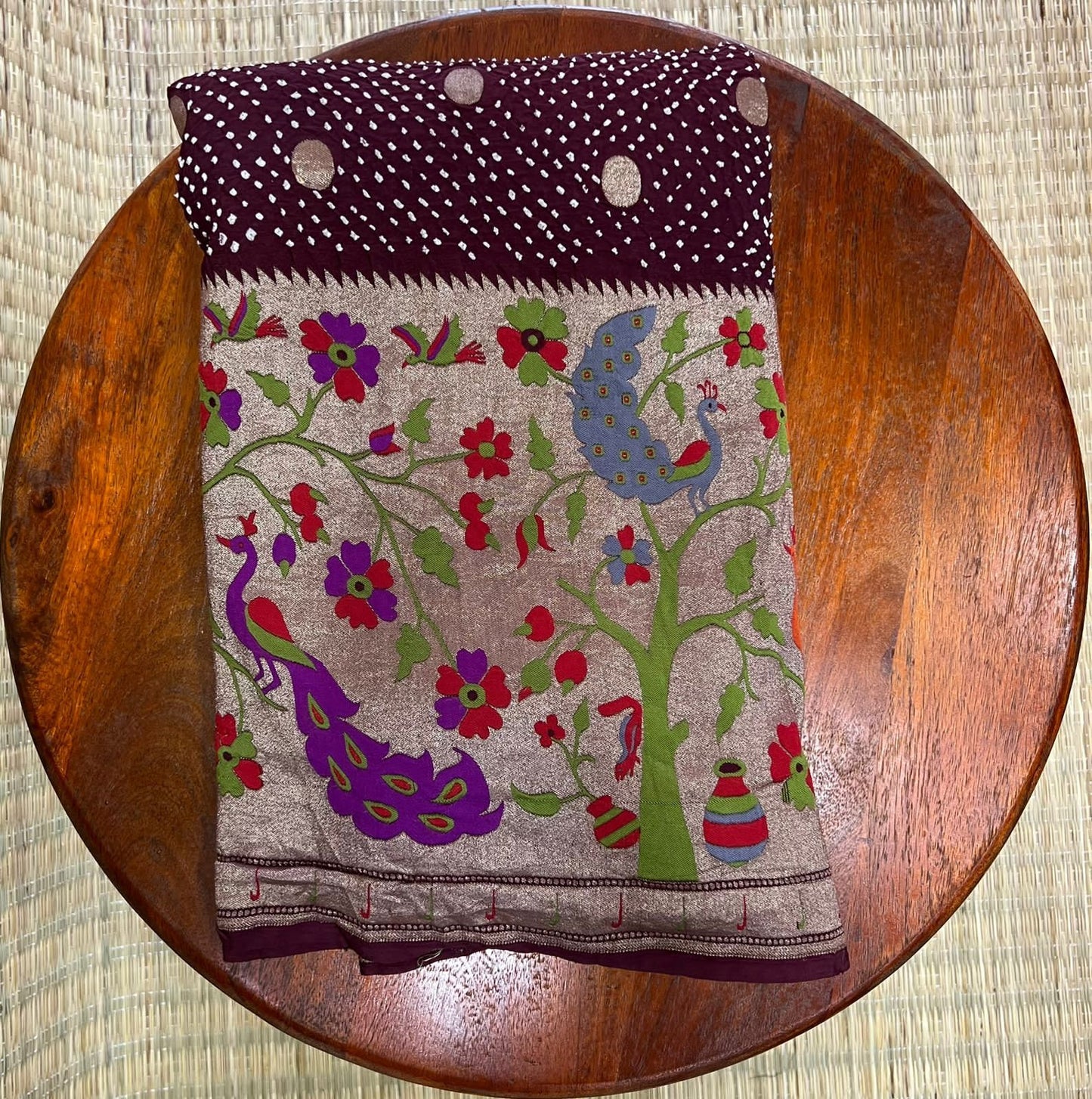 Ranjoli zari indian dupatta - Saffronfashionindia