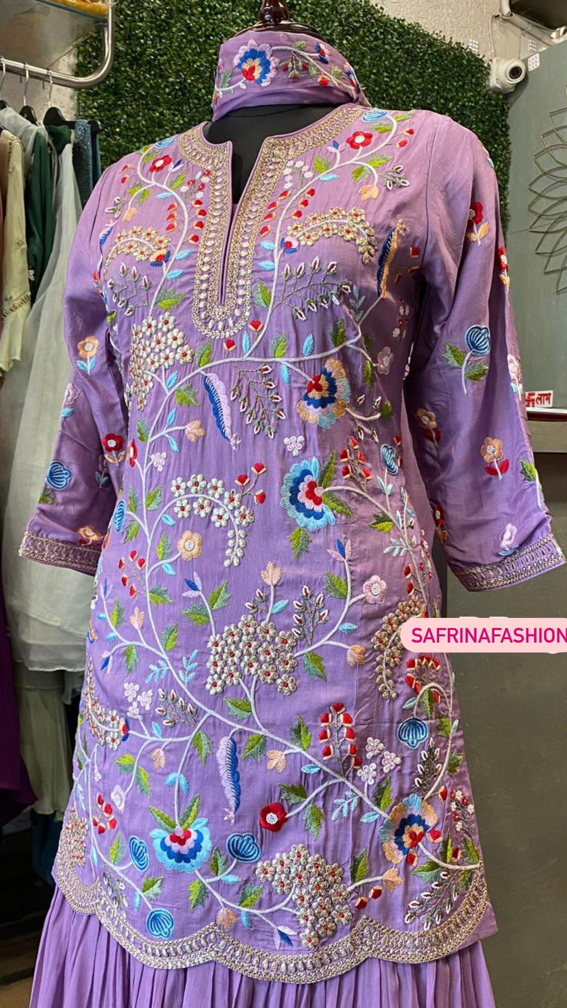 Maria kurta sharara dress partywear dress Saffronfashion