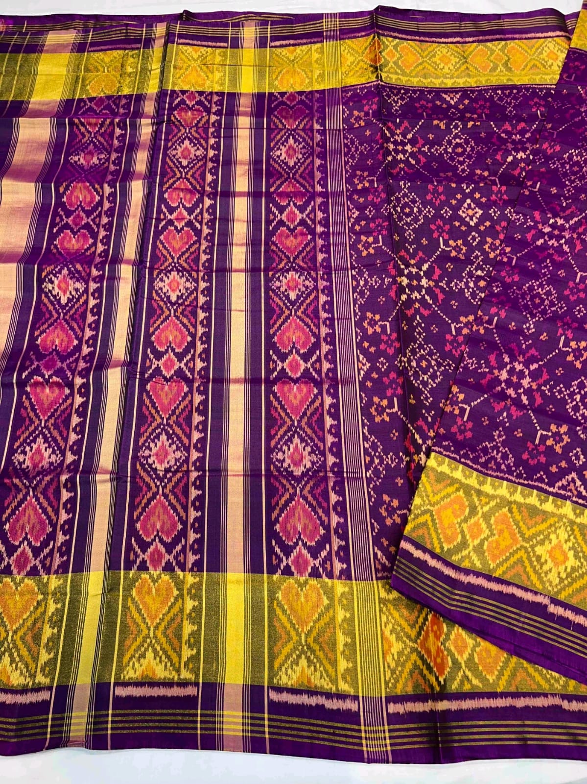 Patola silk indian beautiful sarees - Saffronfashionindia