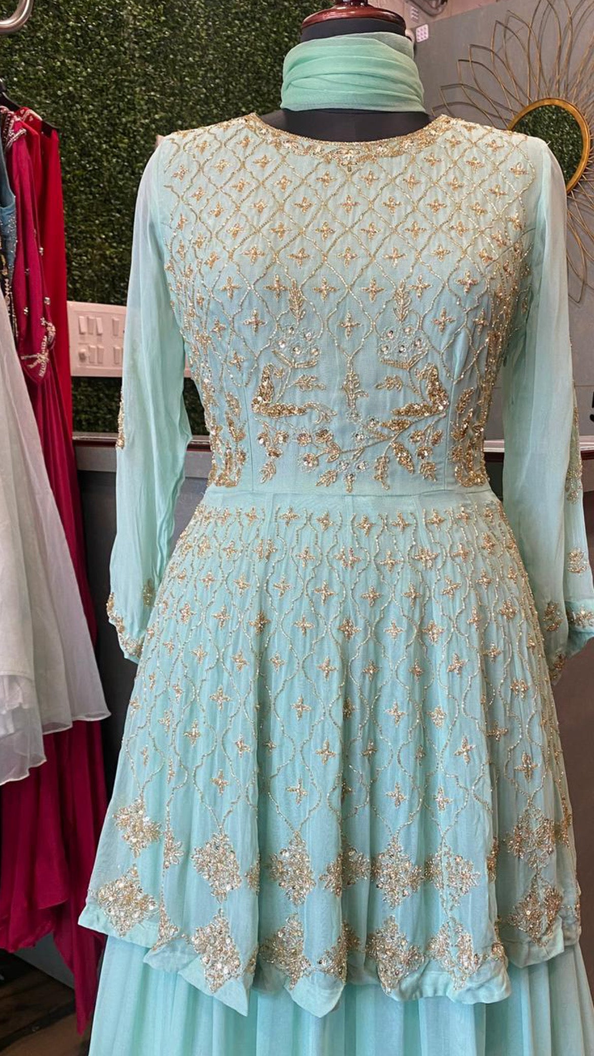 Masibha peplum kurta dress - Saffronfashionindia