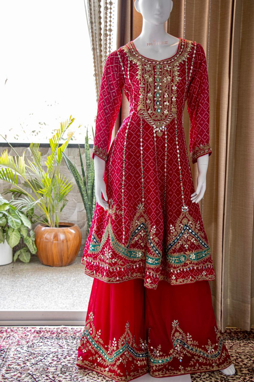 Faiza Anarkali Pakistani dress - Saffronfashionindia
