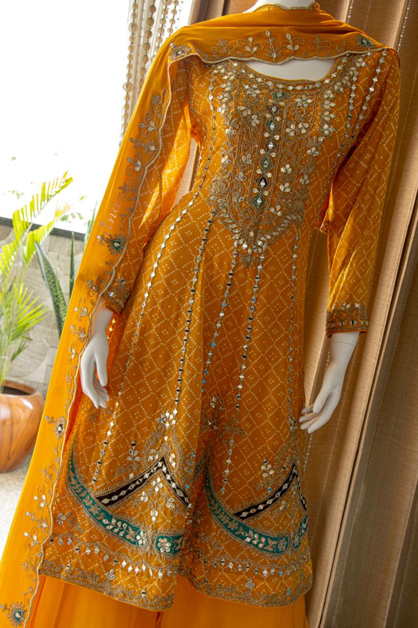 Faiza Anarkali Pakistani dress - Saffronfashionindia