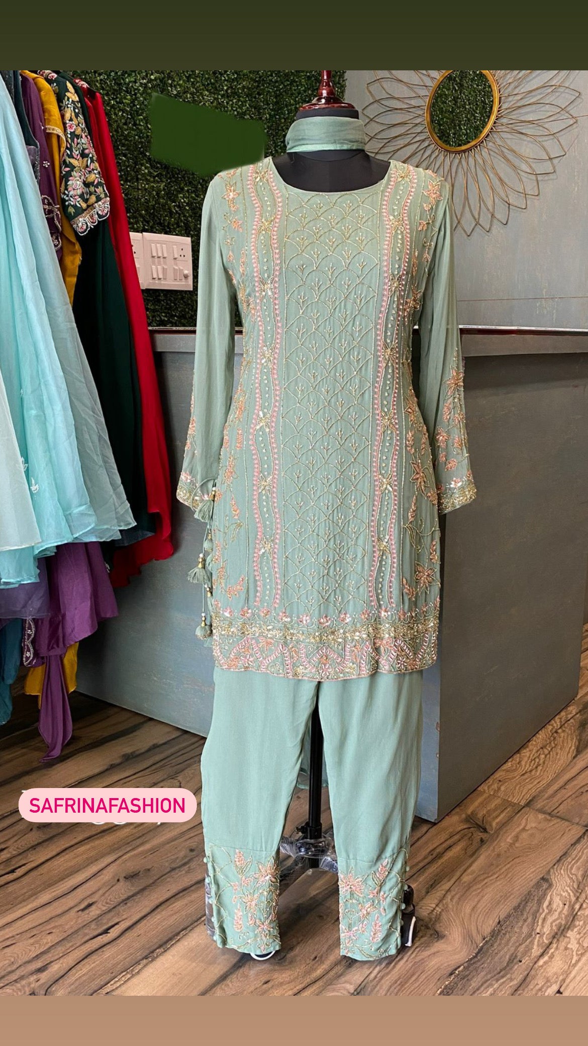 Namani suit Pakistani suit - Saffronfashionindia