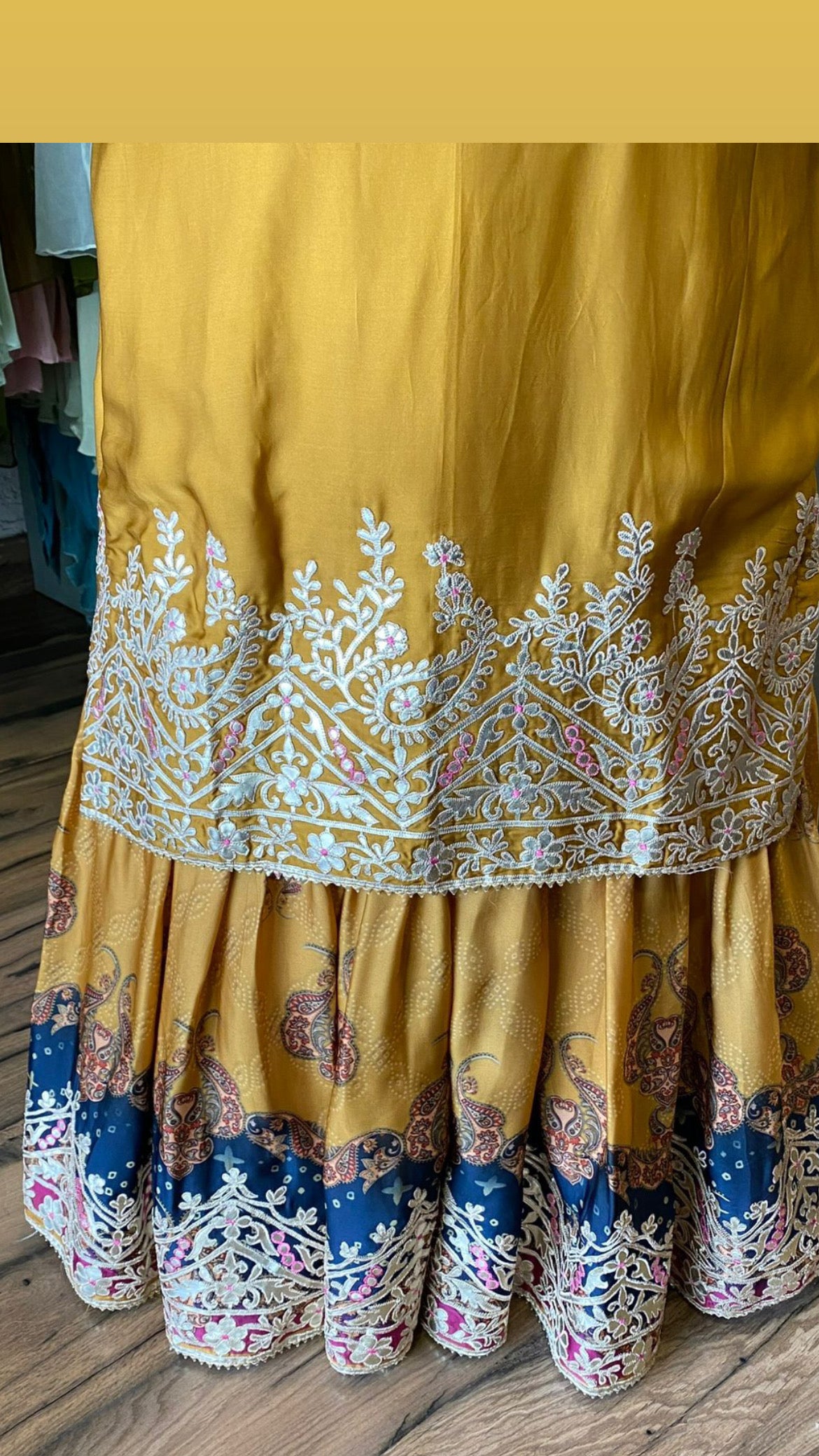 Yashika organza kurta dress - Saffronfashionindia