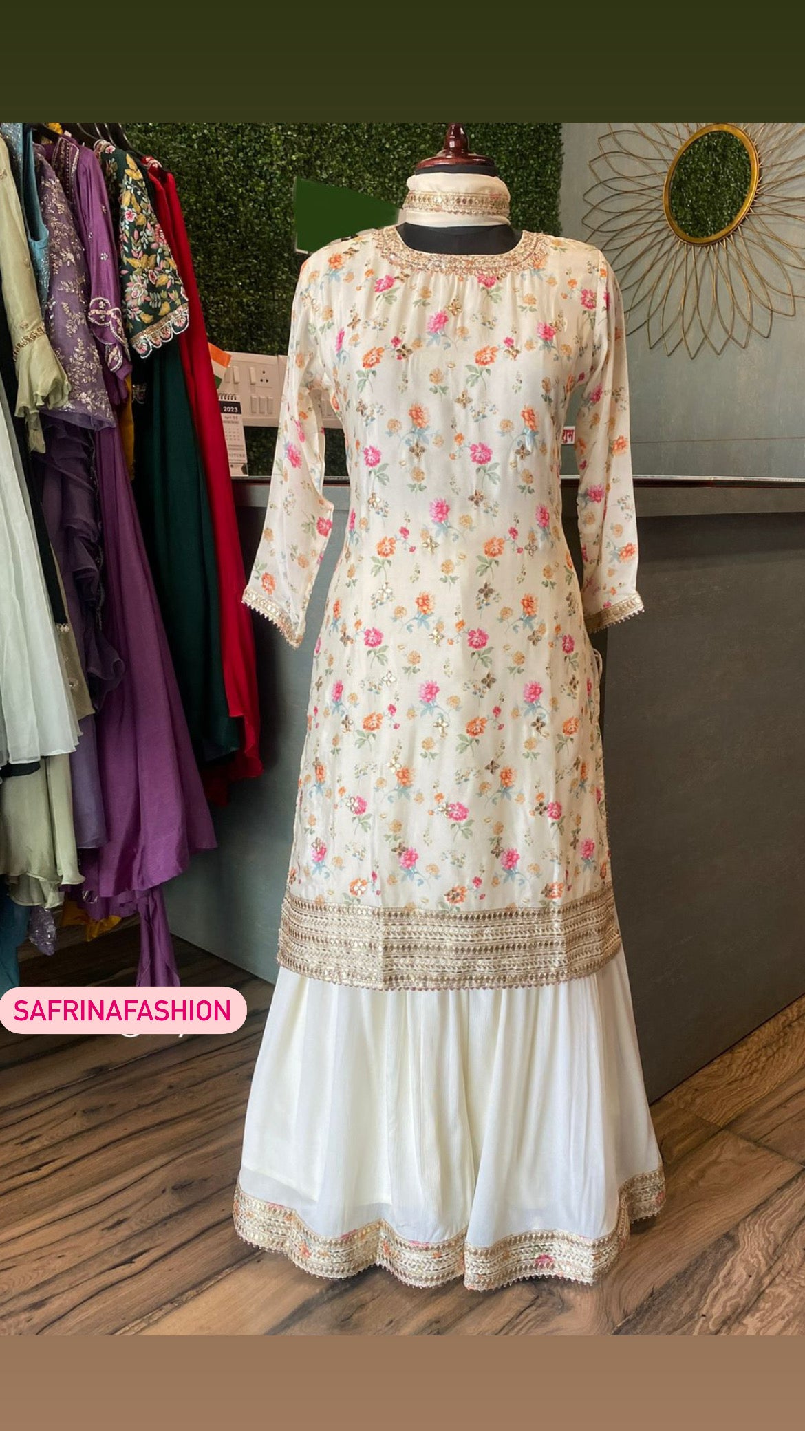 Amisha kurta sharara dress - Saffronfashionindia