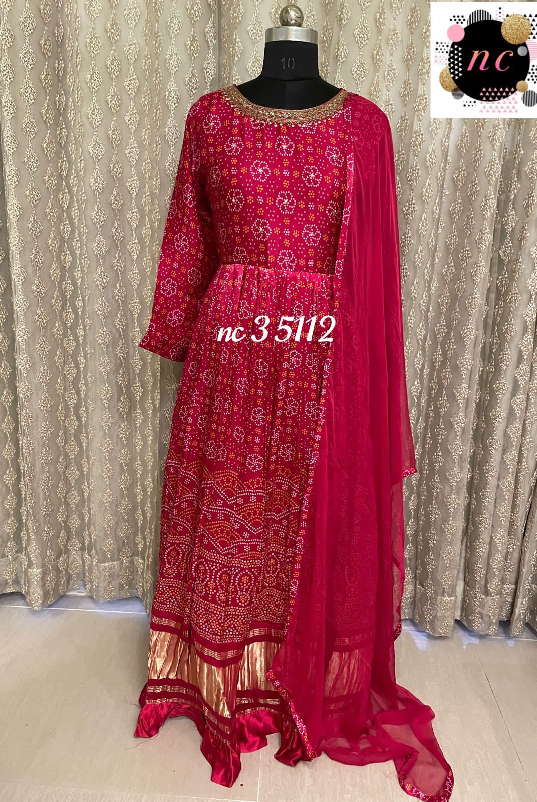 Royal ramp inspired gajji silk dress gown - Saffronfashionindia
