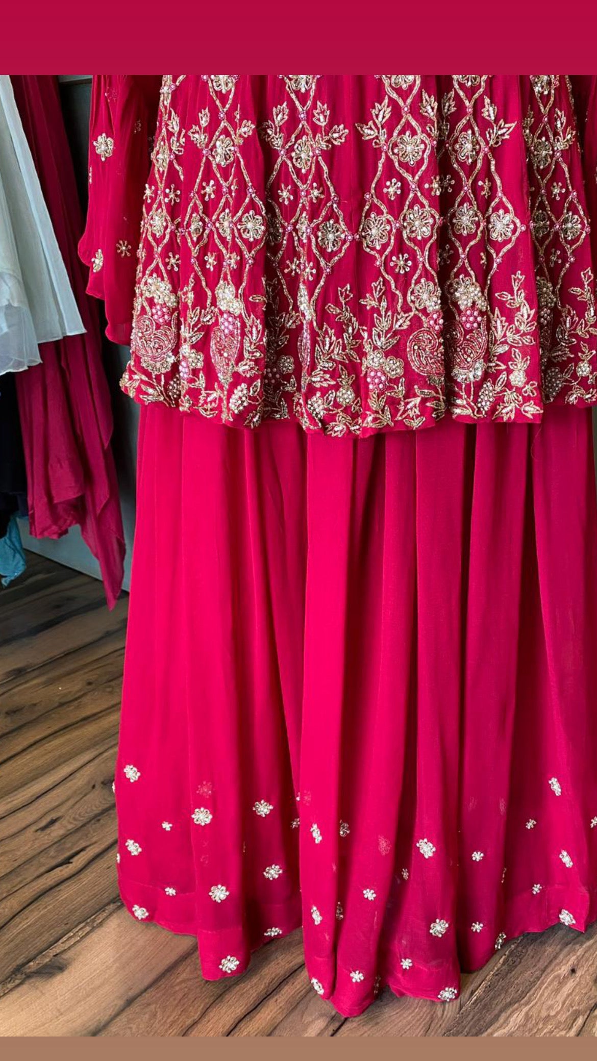 Gulashi peplum styled kurta dress - Saffronfashionindia