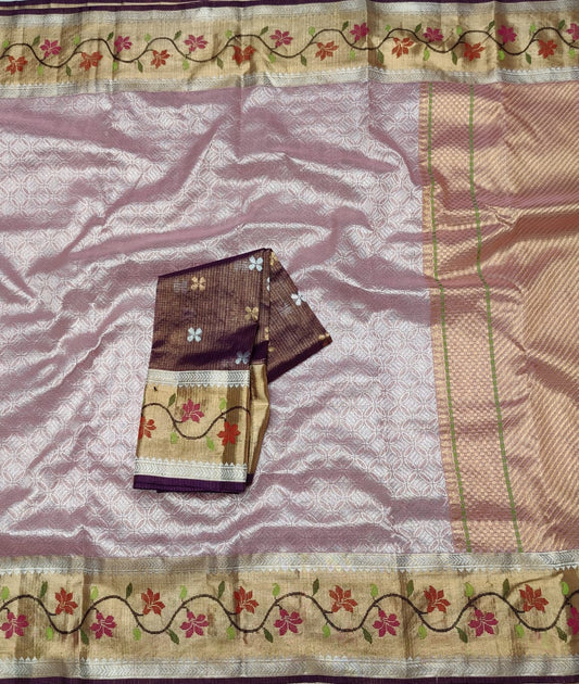 Jamawar zari kota sarees Indian saree - Saffronfashionindia