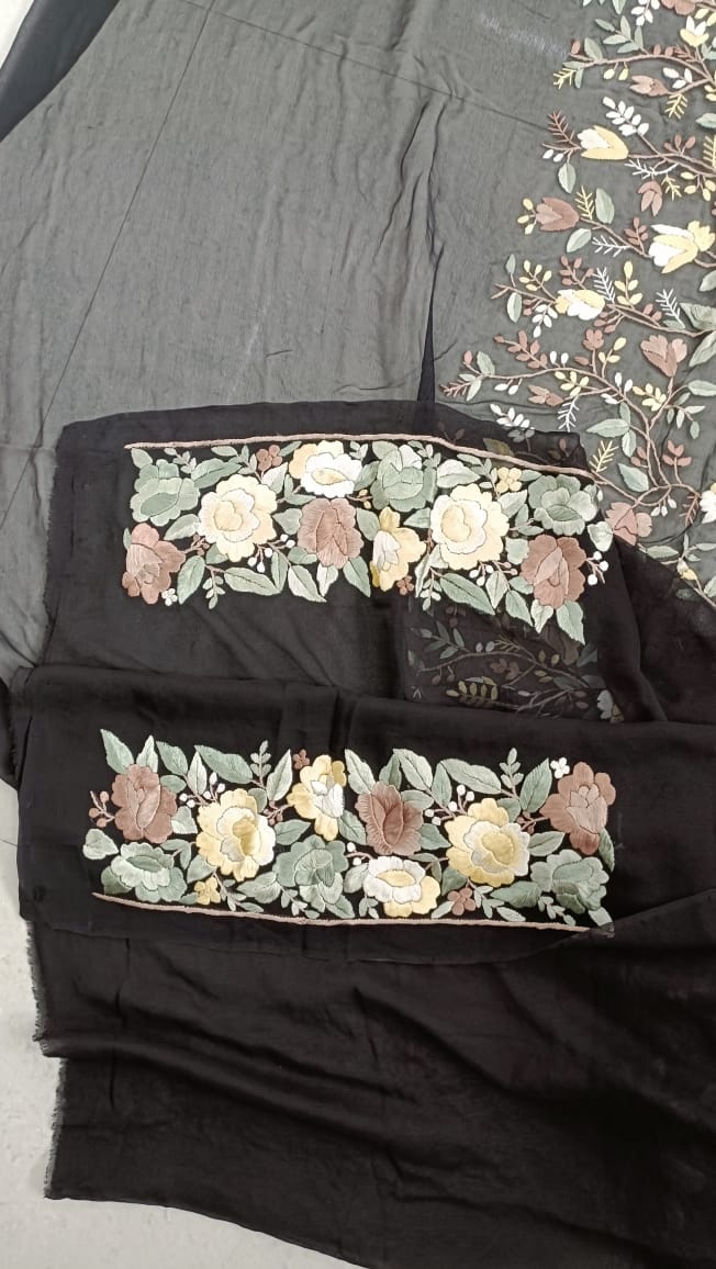 Zinhaat Parsi gara Authentic Sarees - Saffronfashionindia