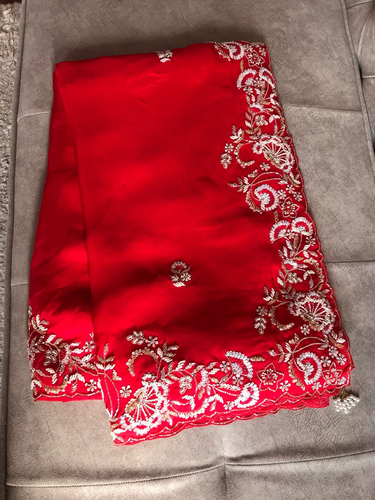 Trending organza silk saree - Saffronfashionindia