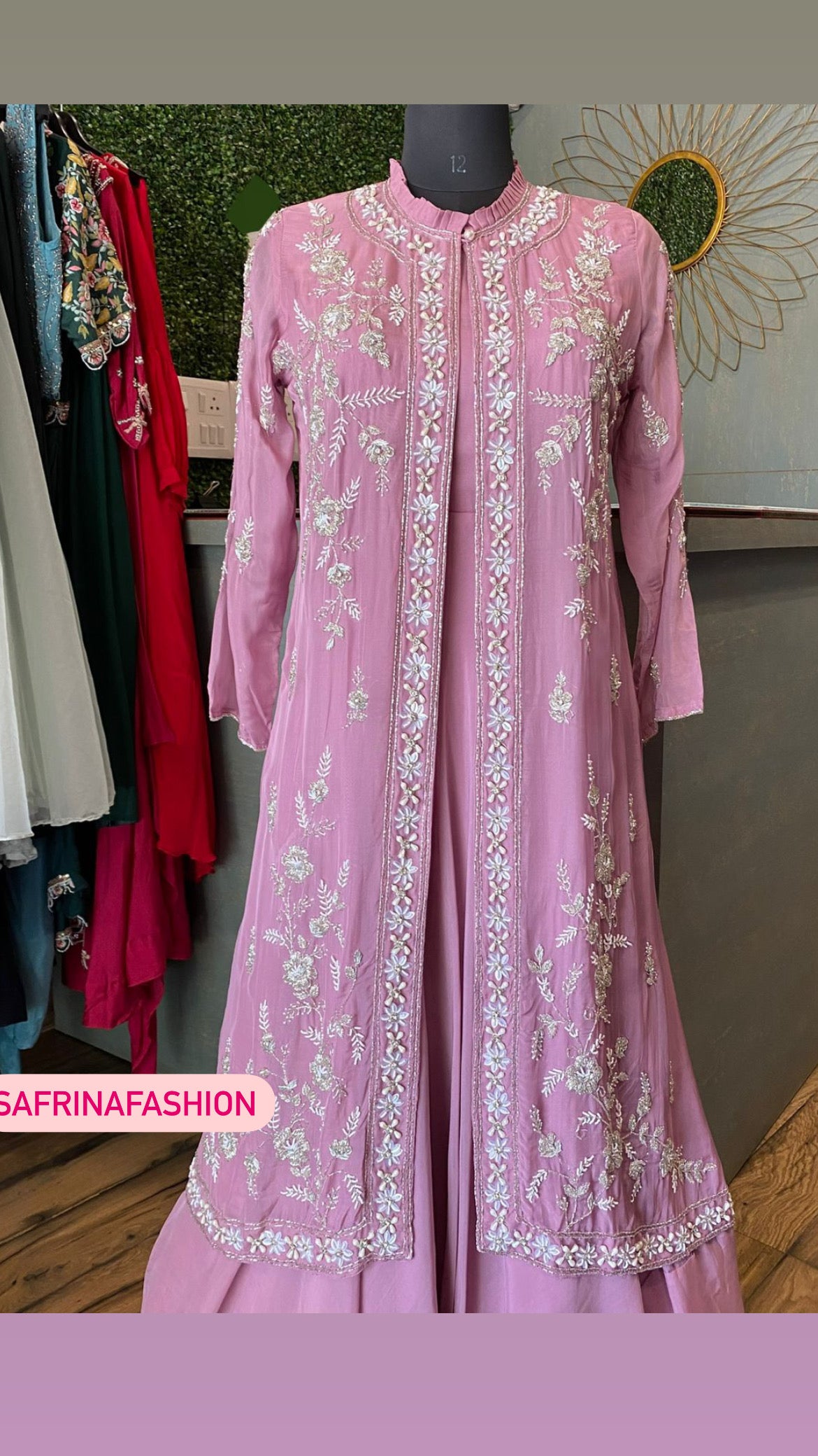 Blossom long kurta dress - Saffronfashionindia